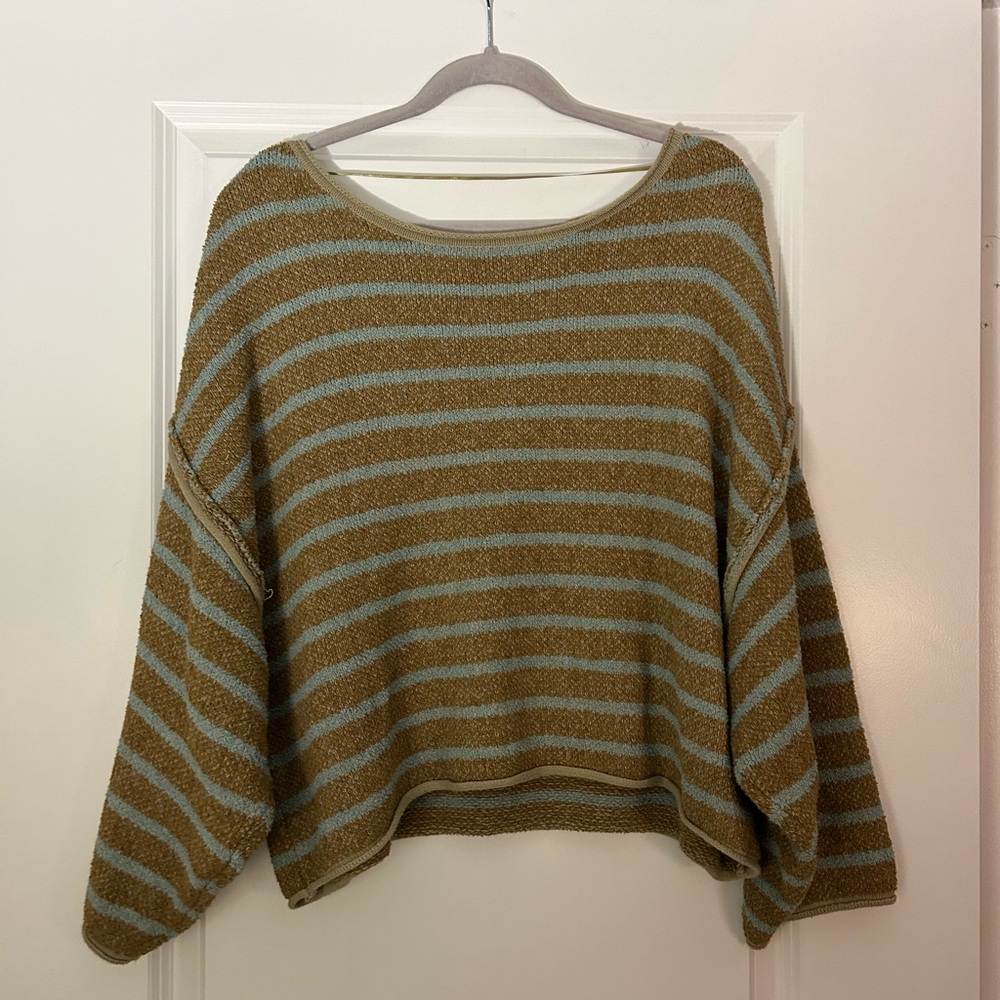 Free People Women’s Bardot Cropped Sweater - Picture 3 of 4